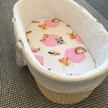 Load image into Gallery viewer, Wildflower | Fitted Bassinet Sheet