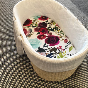Autumn Blooms | Fitted Bassinet Sheet
