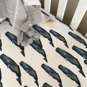 Cachalot | Fitted Cot Sheet